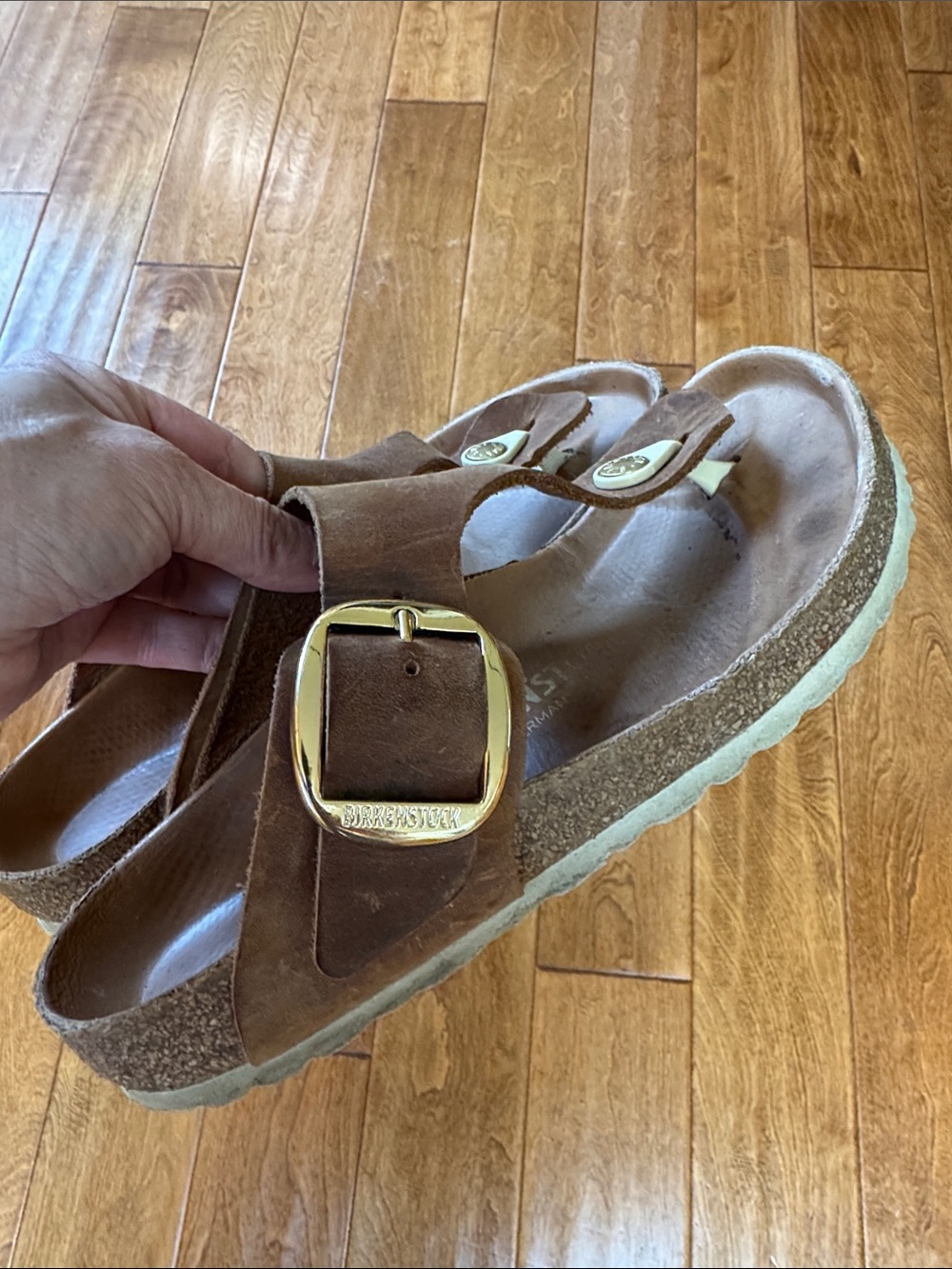 Birkenstock Gizeh Big Buckle Cognac 38